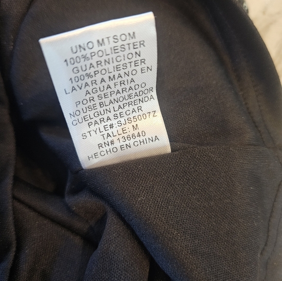 L'Atiste by Amy Sequin Long Sleeve Romper Black Silver Medium - Picture 10 of 10